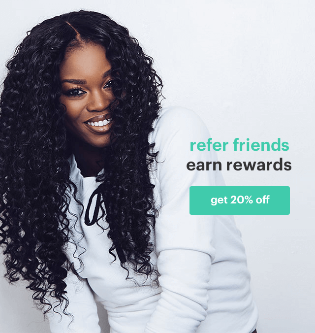 refer friends, earn rewards, get 20% off